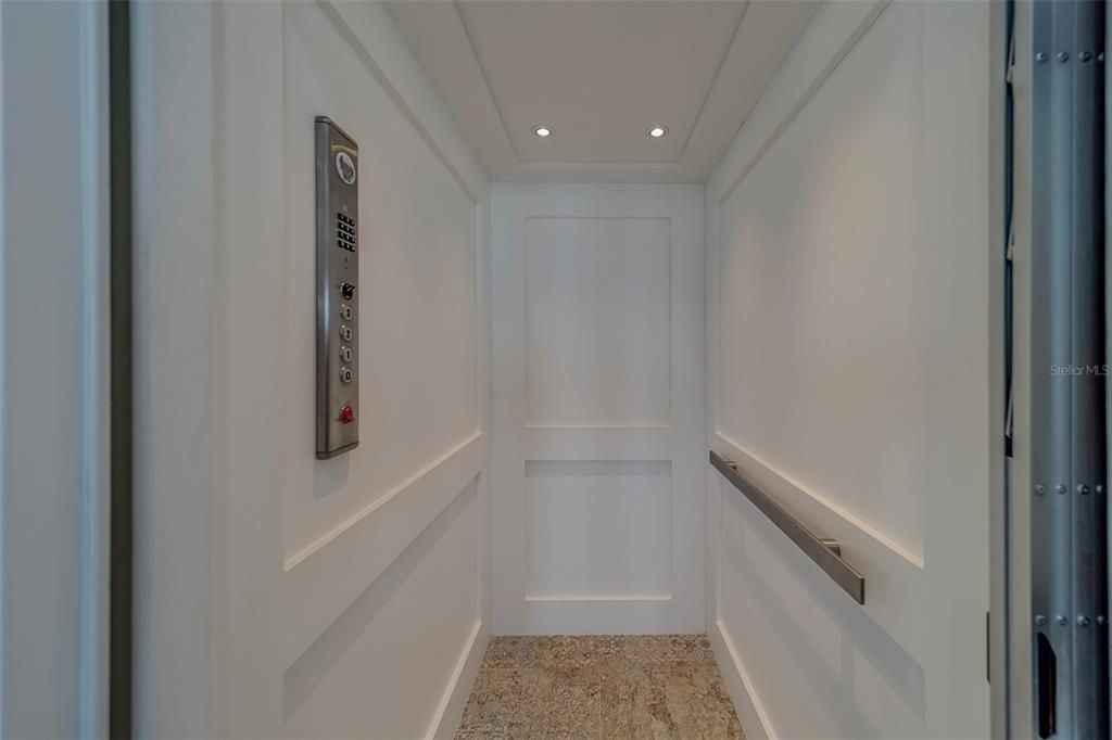 Elevator, Interior, Recessed Lighting