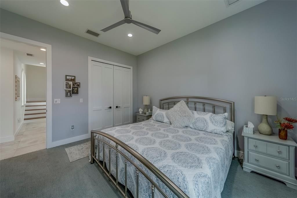 Bedroom, Interior, Recessed Lighting