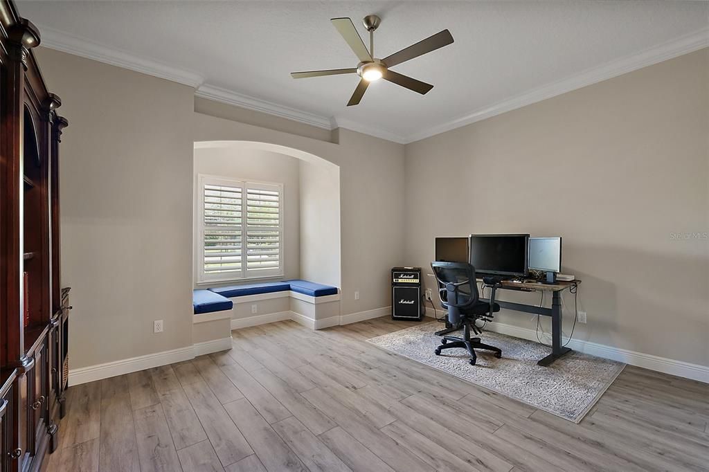 Home Office, Interior, Wood Texture Flooring