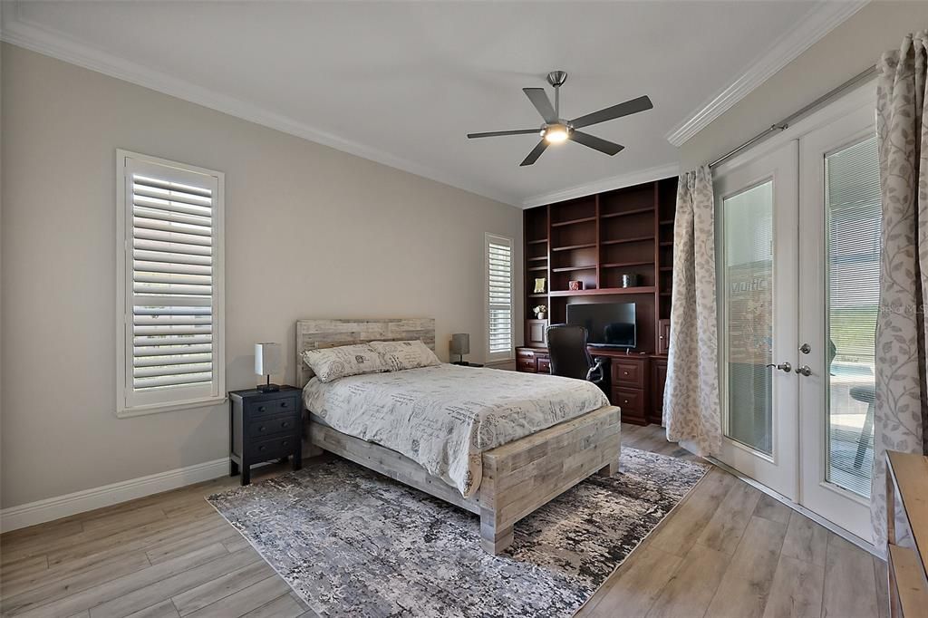 Bedroom, Interior, Wood Texture Flooring