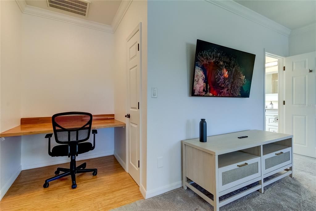 Home Office, Interior, Wood Texture Flooring