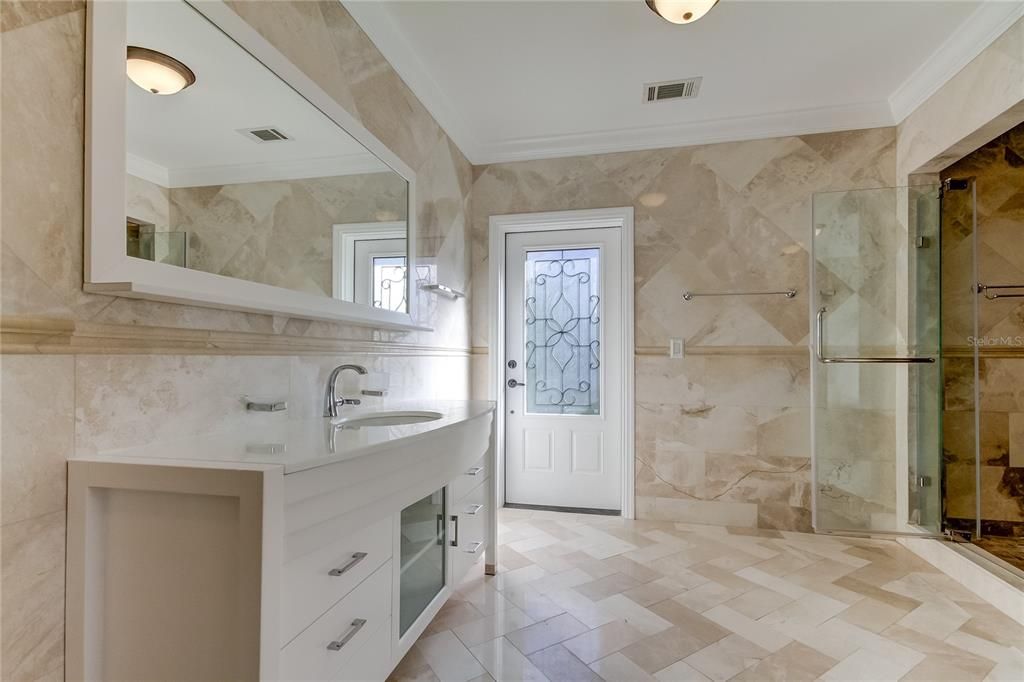 Bathroom, Glass Shower, Interior