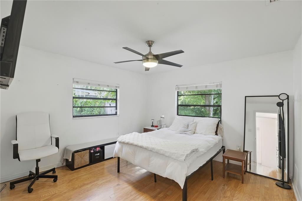 Bedroom, Interior, Wood Texture Flooring
