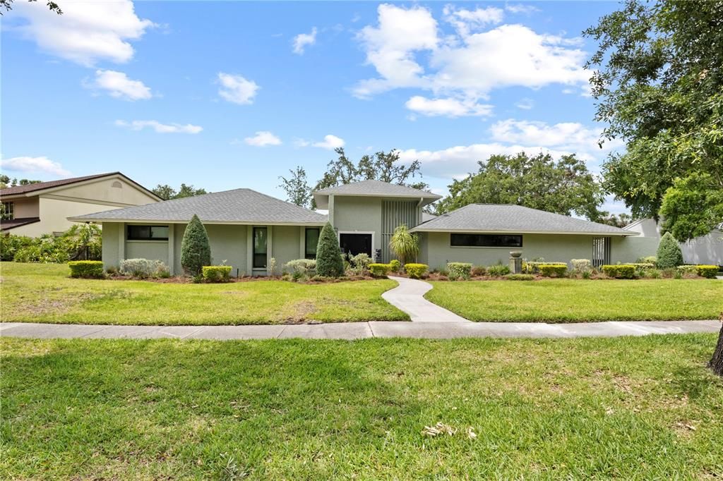 Backyard, Exterior, Facade, Ranch