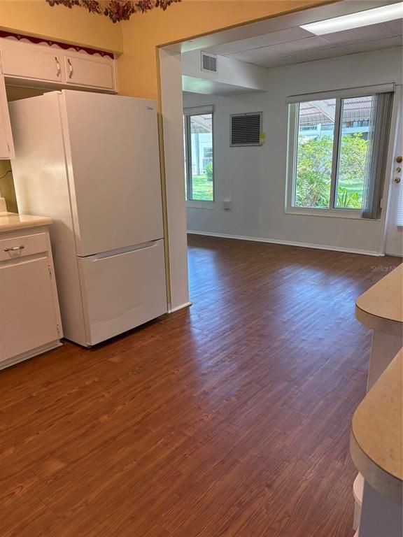 Interior, Kitchen, Wood Texture Flooring