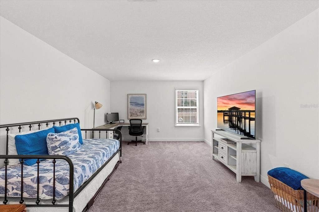 Bedroom, Home Office, Interior, Recessed Lighting