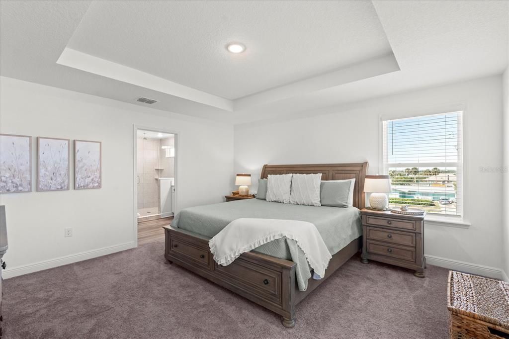 Bedroom, Interior, Recessed Lighting
