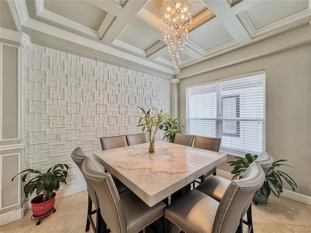 Chandelier, Dining room, Interior