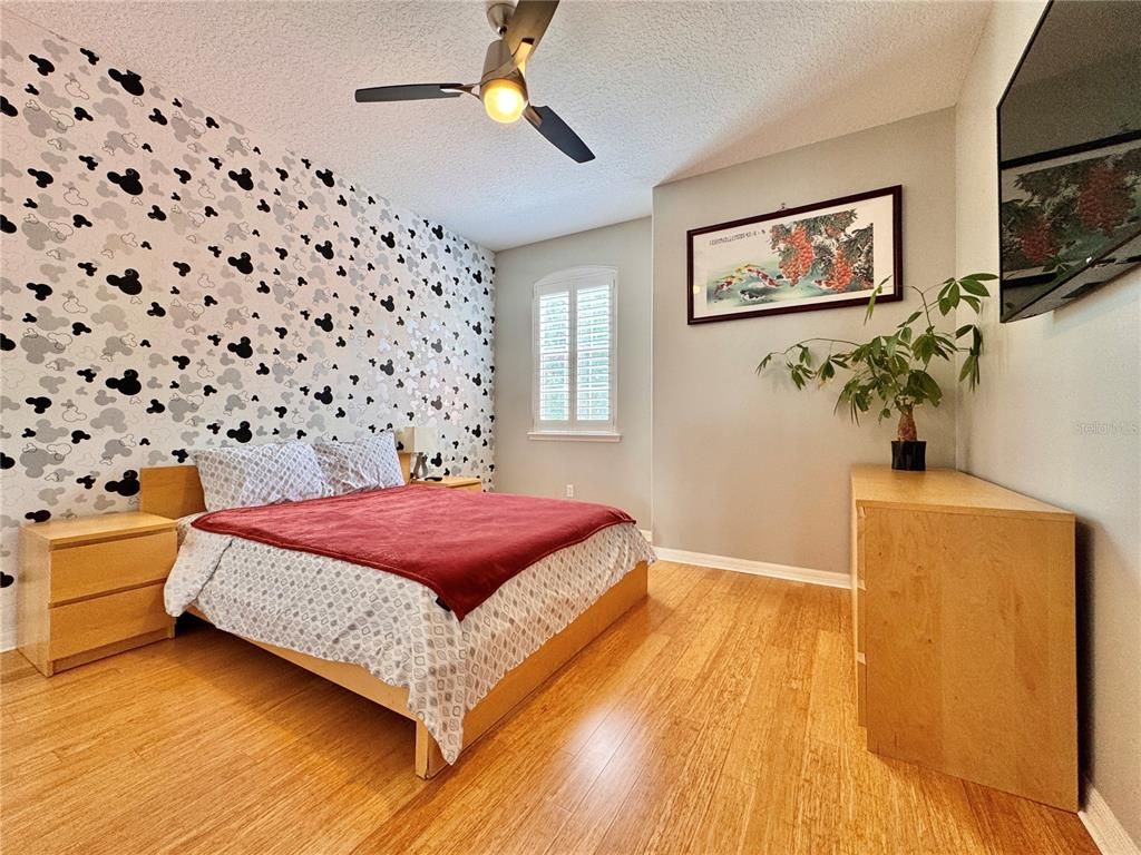Bedroom, Interior, Wood Texture Flooring