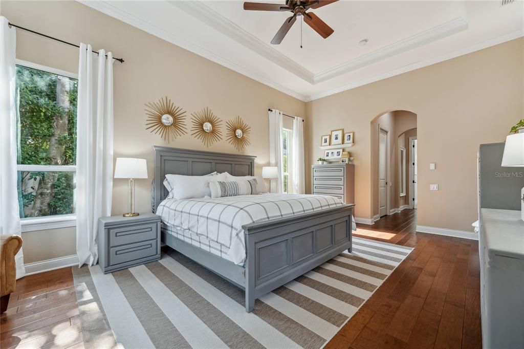 Bedroom, Interior, Wood Texture Flooring