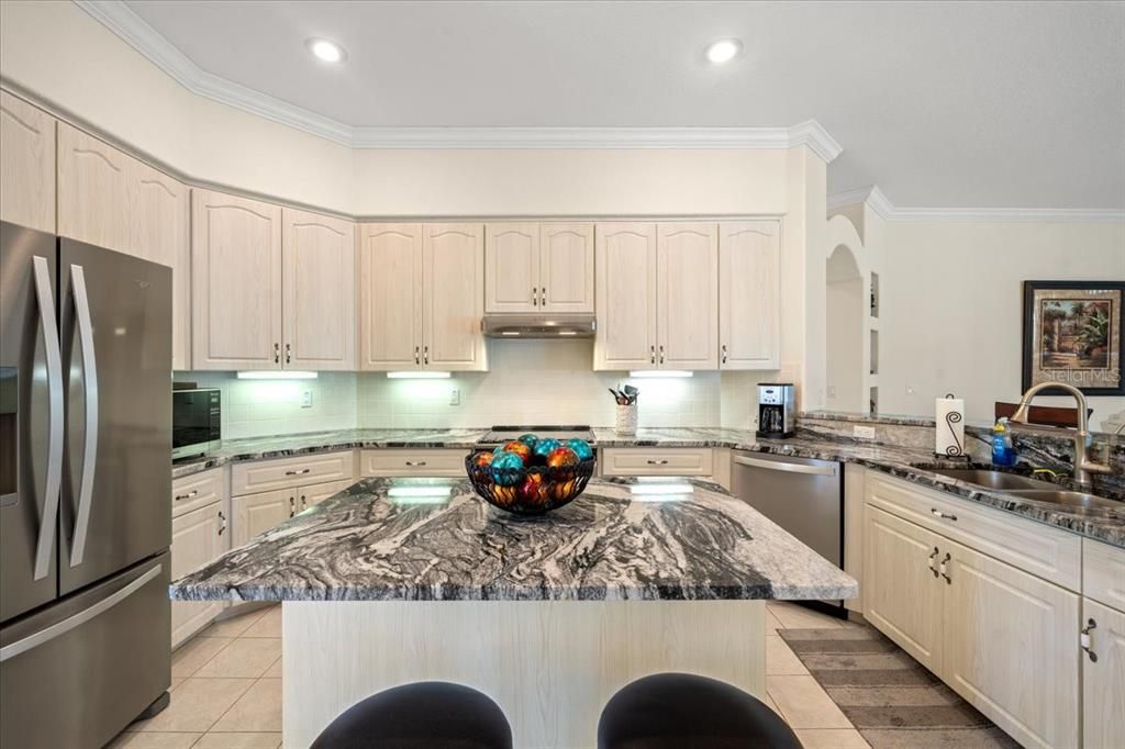 Interior, Kitchen, Recessed Lighting, Stainless Steel Appliances