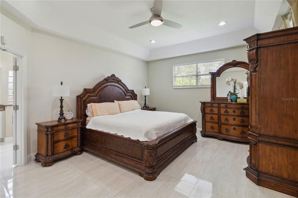 Bedroom, Interior, Recessed Lighting
