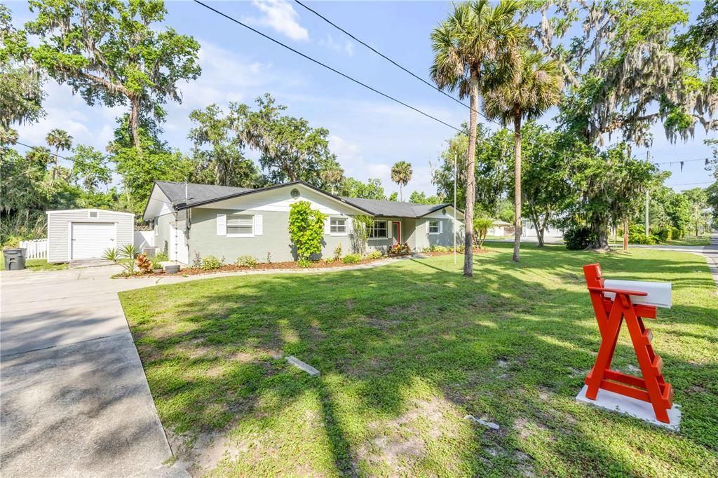 Backyard, Detached Garage, Exterior