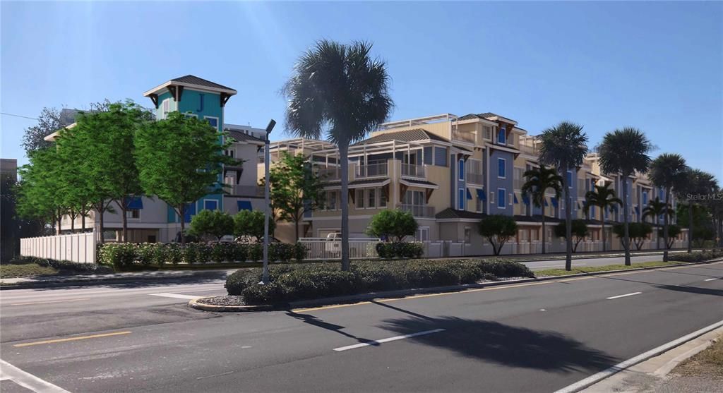 Exterior, Facade, Condo Building