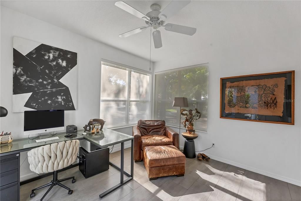 Home Office, Interior, Wood Texture Flooring