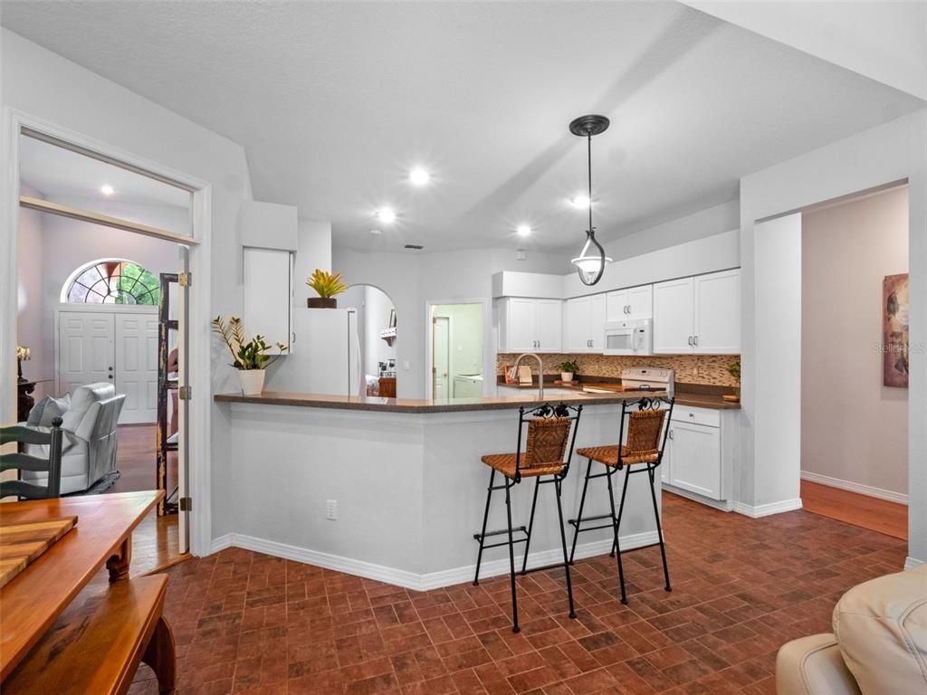 Interior, Kitchen, Pendant Lights, Recessed Lighting