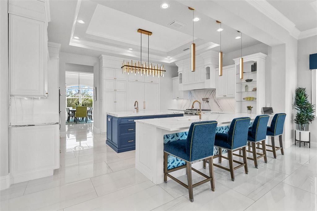 Interior, Kitchen, Pendant Lights, Recessed Lighting