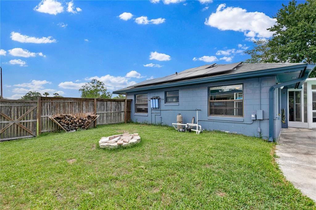 Backyard, Exterior, Solar Panels