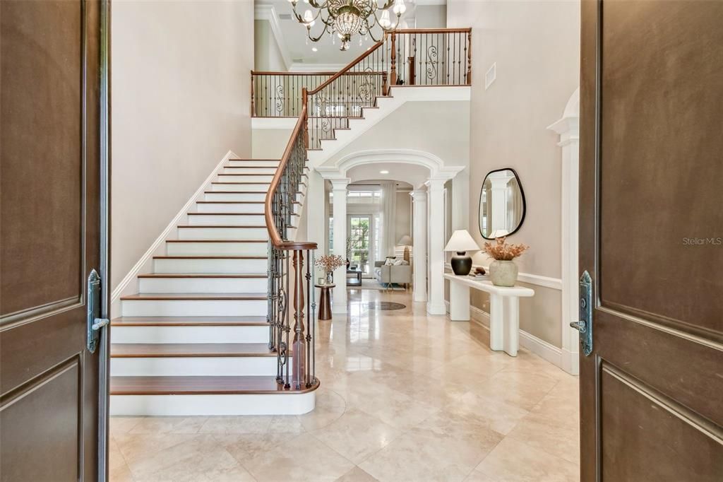 Chandelier, Interior, Recessed Lighting