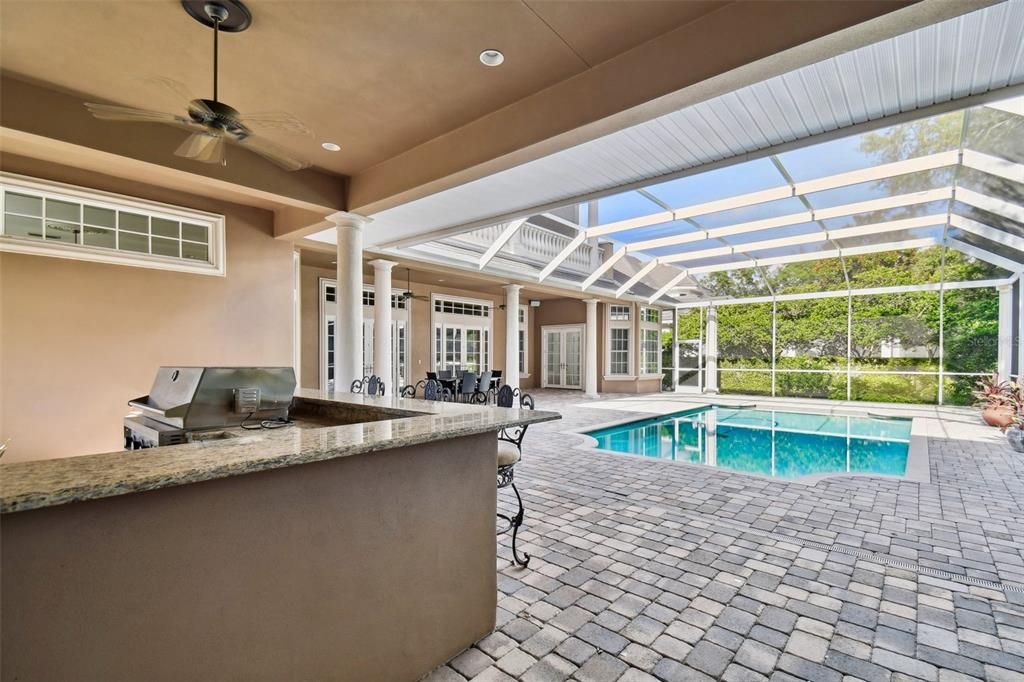 Glass Ceilings, Interior, Pool, Recessed Lighting, Sun Room