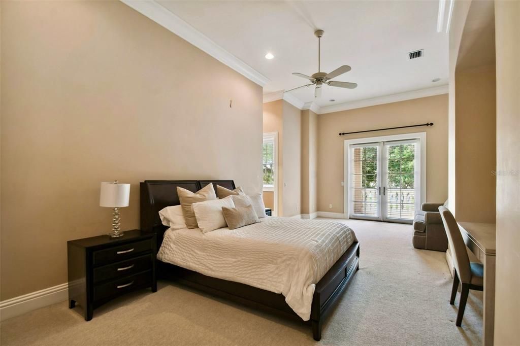 Bedroom, Interior, Recessed Lighting