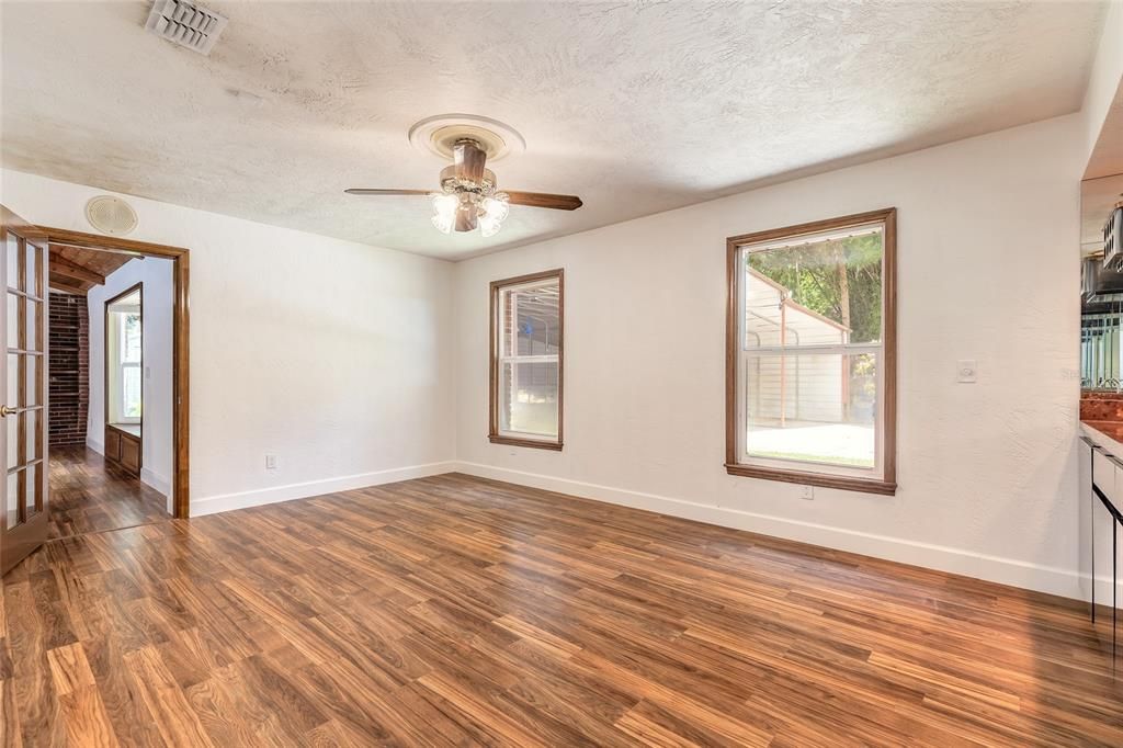 Empty room, Interior, Wood Texture Flooring