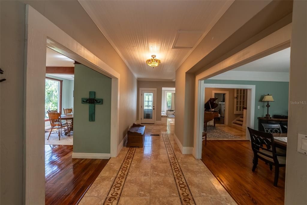 Dining room, Interior, Piano, Wood Texture Flooring