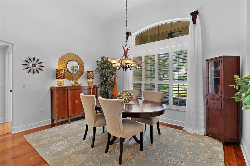 Chandelier, Dining room, Interior, Pendant Lights, Wood Texture Flooring