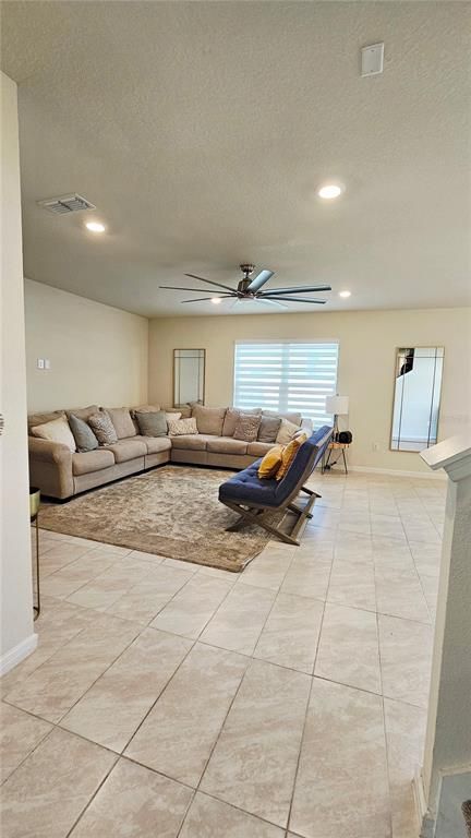 Interior, Living room, Recessed Lighting