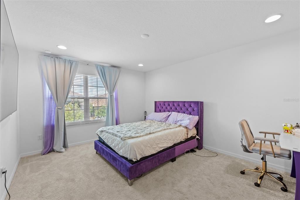 Bedroom, Home Office, Interior, Recessed Lighting