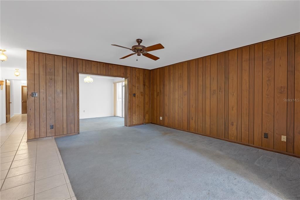 Empty room, Interior, Wooden Walls