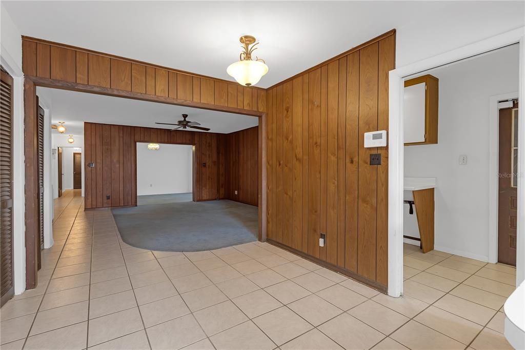 Empty room, Interior, Wooden Walls