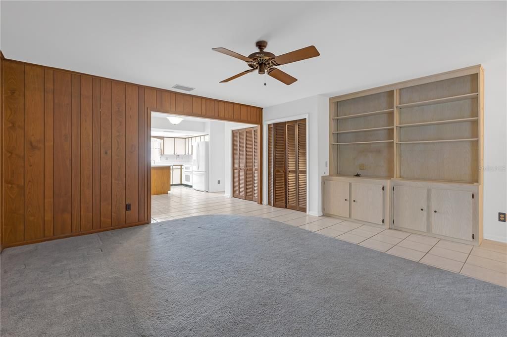 Empty room, Interior, Wooden Walls
