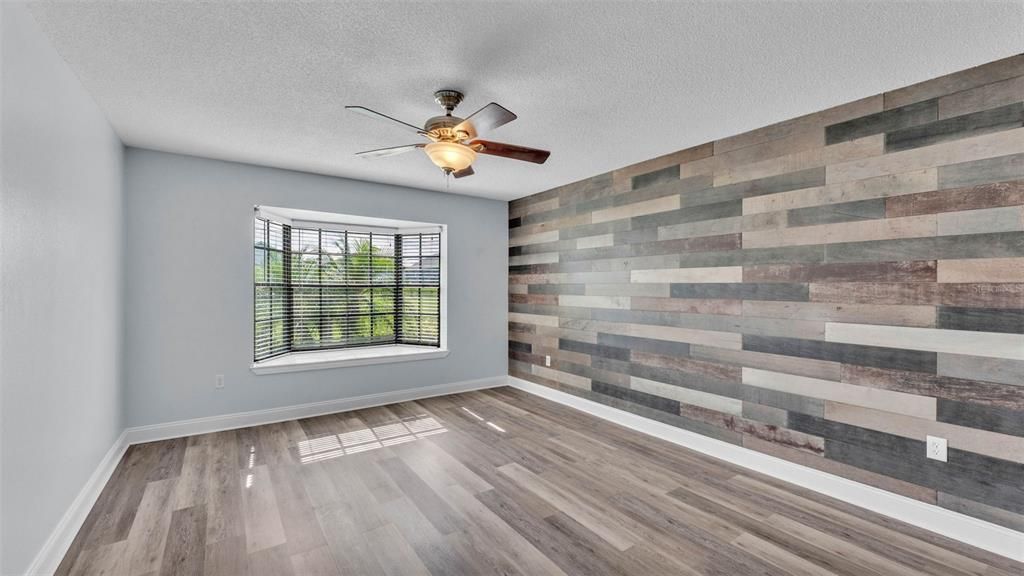 Empty room, Interior, Wood Texture Flooring, Wooden Walls