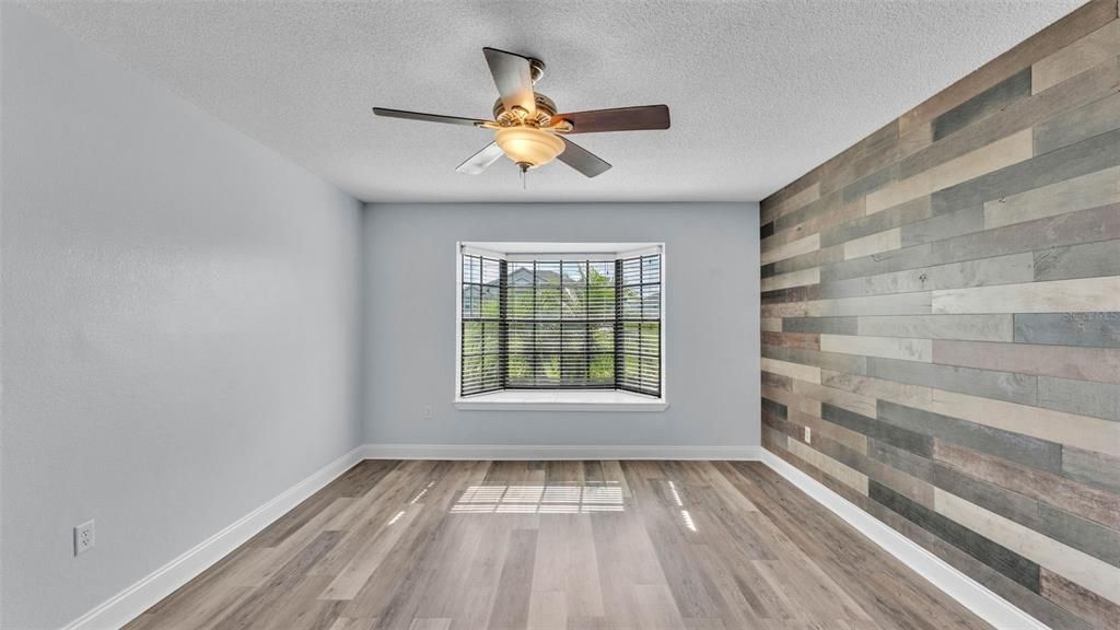 Empty room, Interior, Wood Texture Flooring, Wooden Walls