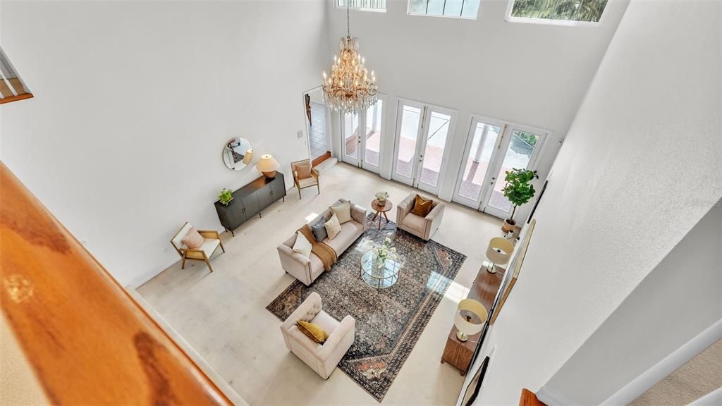 Chandelier, Interior, Living room