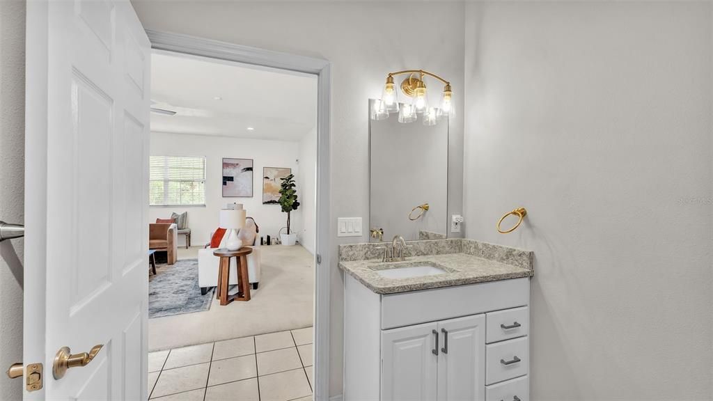 Bathroom, Interior, Recessed Lighting