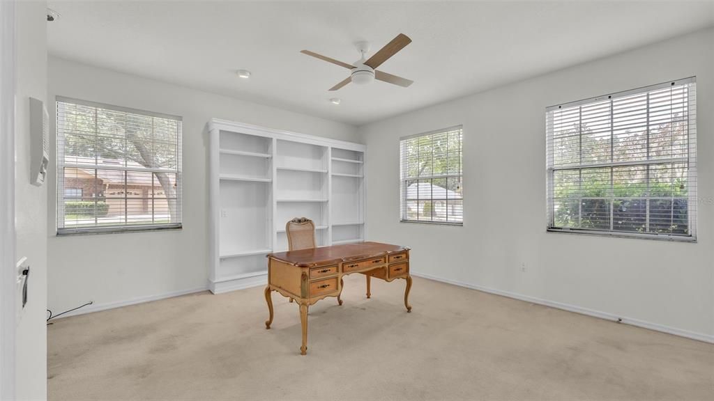 Home Office, Interior, Recessed Lighting