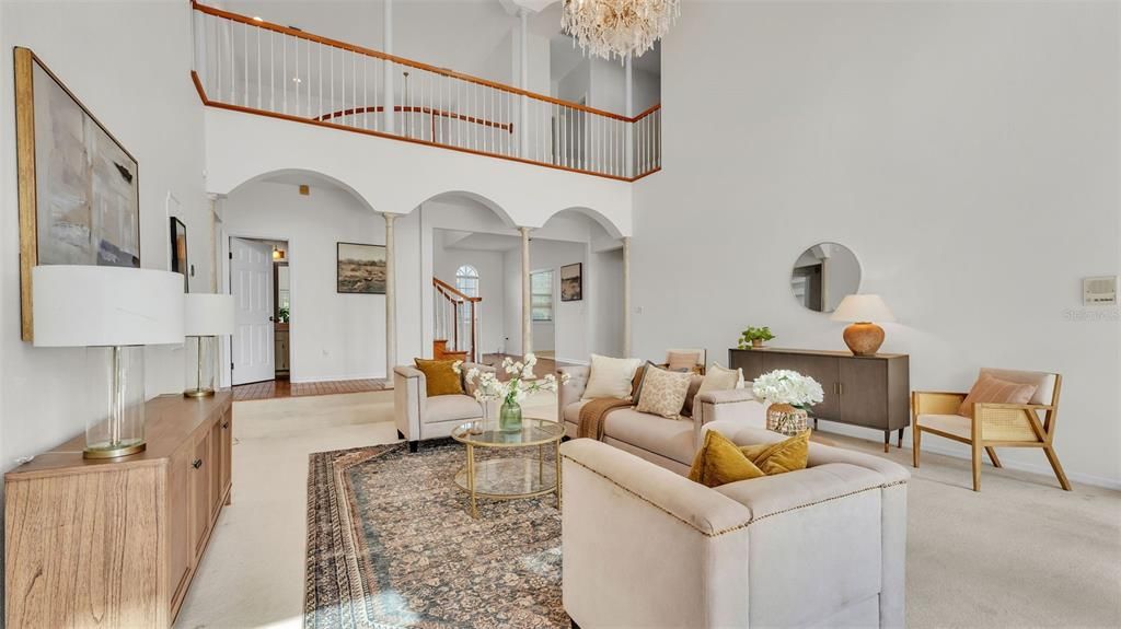 Chandelier, Interior, Living room