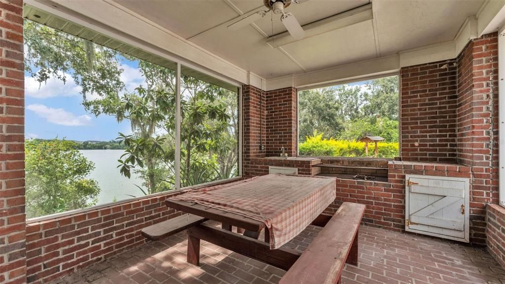 Interior, Stone Walls, Sun Room