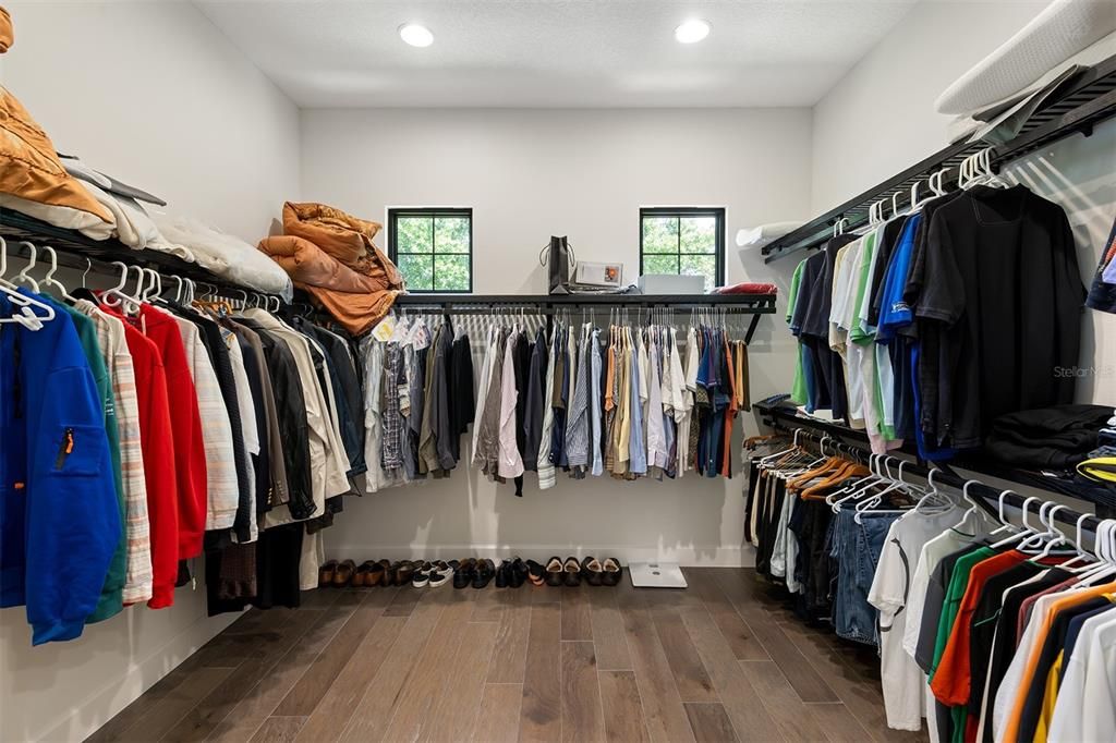Interior, Recessed Lighting, Walk-in Closets, Wood Texture Flooring