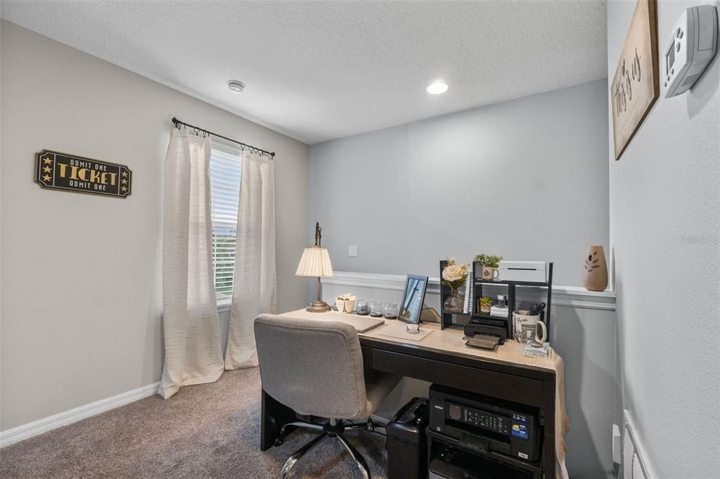 Home Office, Interior, Recessed Lighting