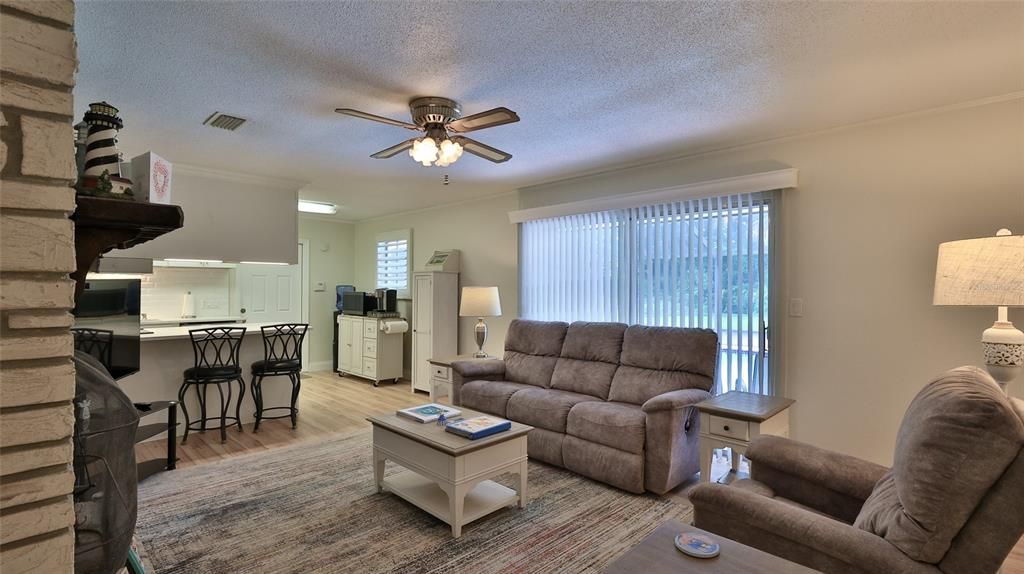 Interior, Kitchen, Living room, Wood Texture Flooring