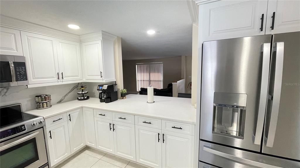 Interior, Kitchen, Recessed Lighting, Stainless Steel Appliances