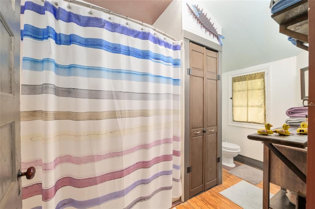 Bathroom, Interior, Wood Texture Flooring
