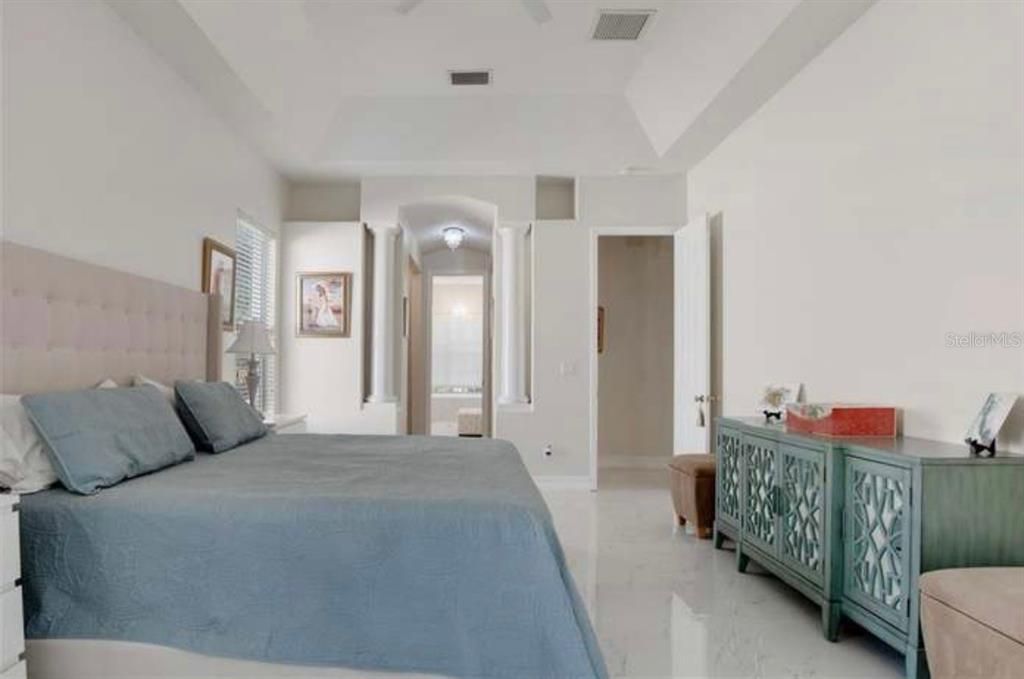 Bedroom, Interior, Marble