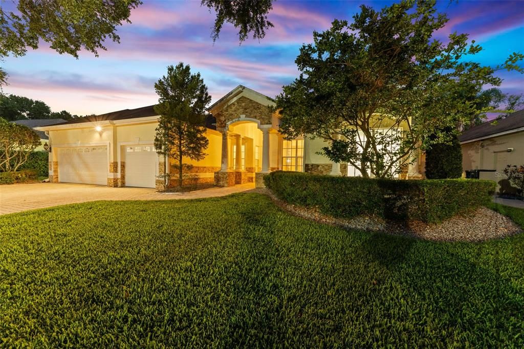 Attached, Backyard, Exterior, Facade, French Provincial
