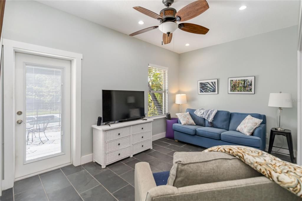 Interior, Living room, Recessed Lighting