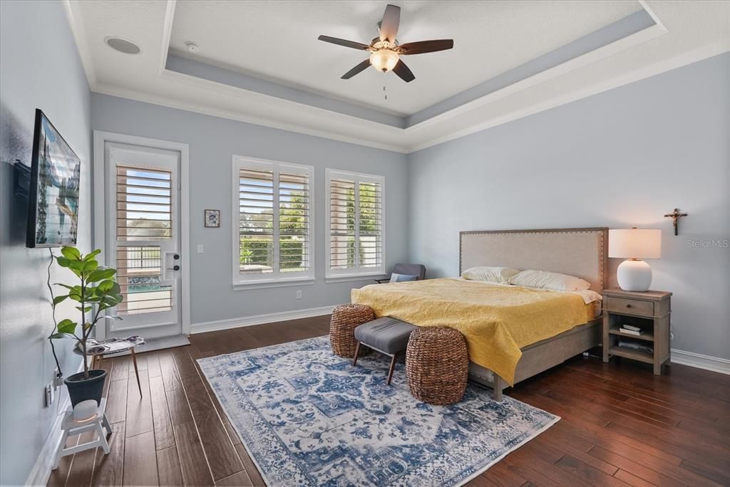 Bedroom, Interior, Wood Texture Flooring