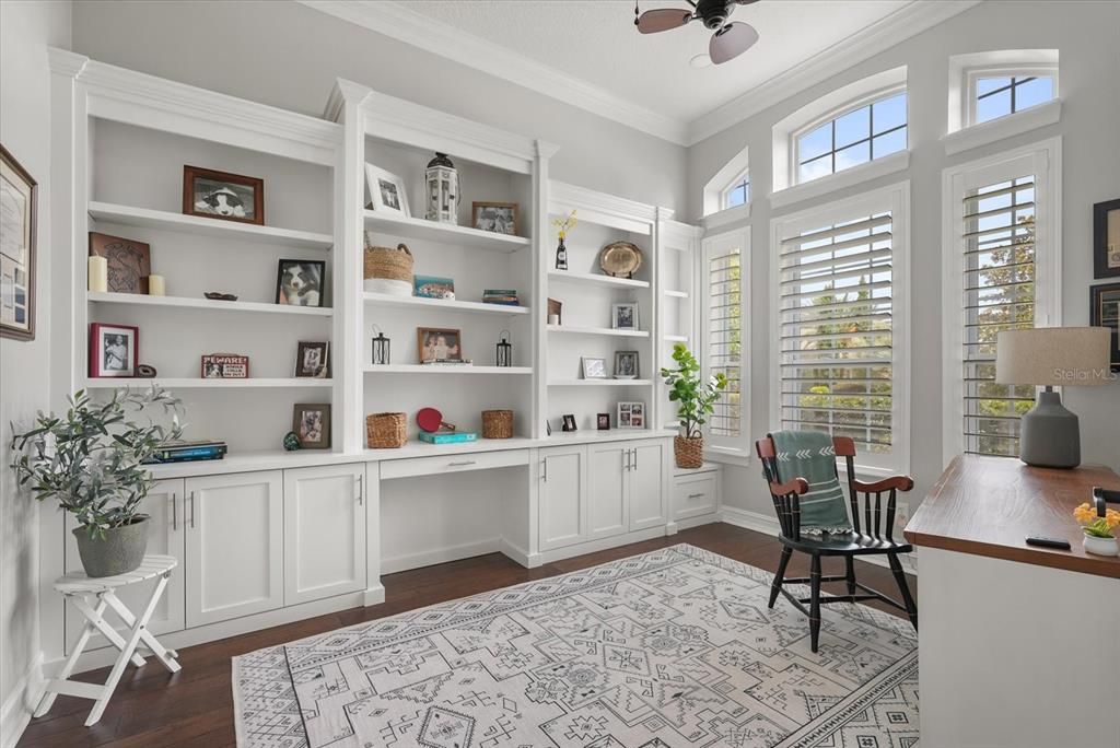 Home Office, Interior, Wood Texture Flooring